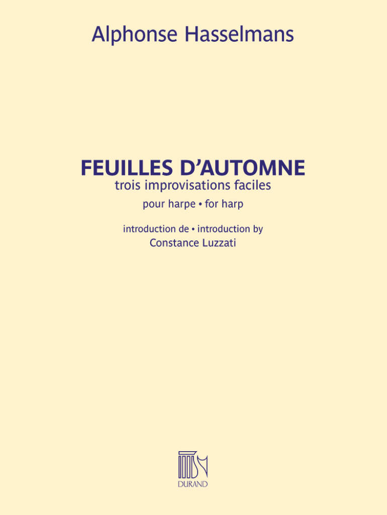 Feuilles d'automne pour harpe